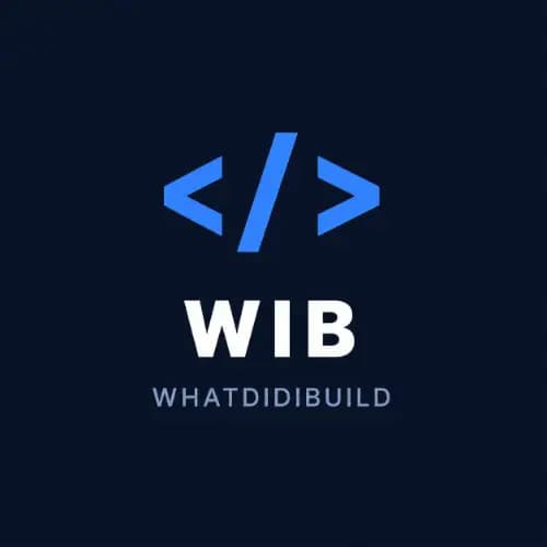 WhatDidIBuild